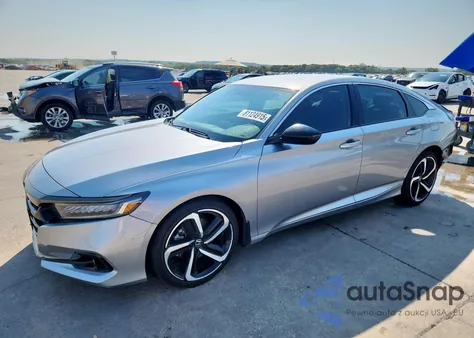 2022 Honda Accord Sport Se из США, поврежденный, VIN 1HGCV1F42NA085439